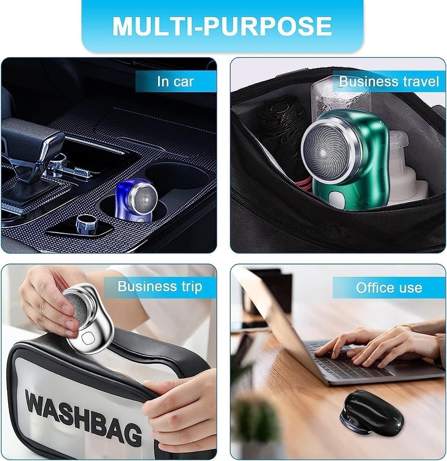 Mini Electric Shaver For Men & Women Exclusive Steel & Waterproof Body